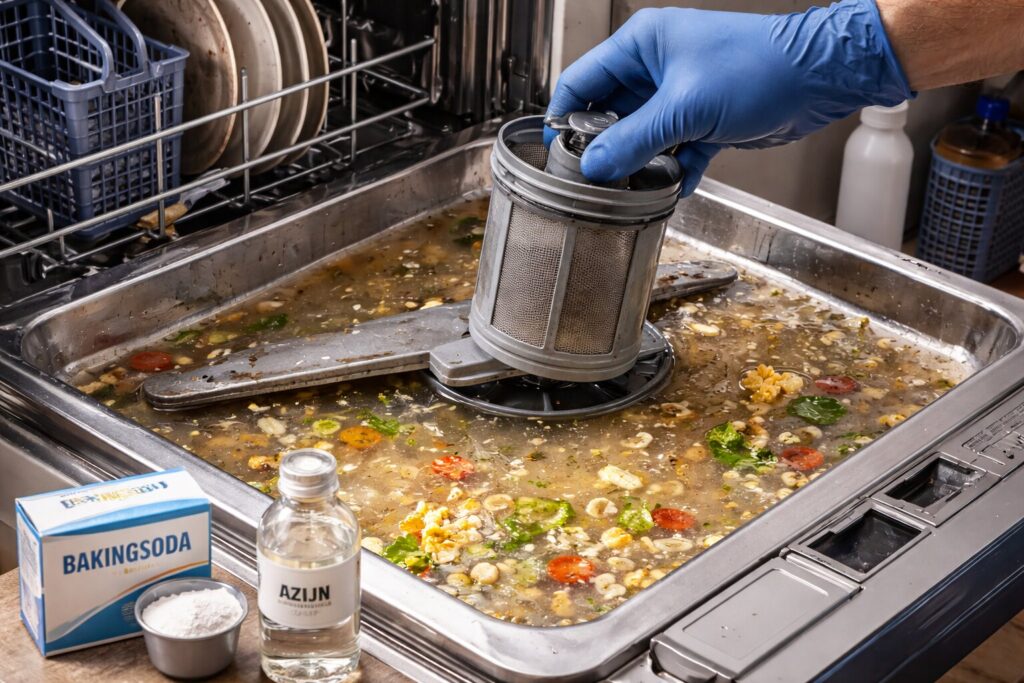 Verstopte vaatwasser oplossen en voorkomen voor een schone en stille keuken