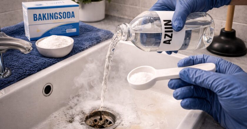 Ontstoppen met baking soda als milde en doordachte aanpak
