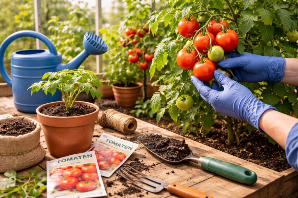 Tomaten kweken met aandacht voor smaak, groei en balans